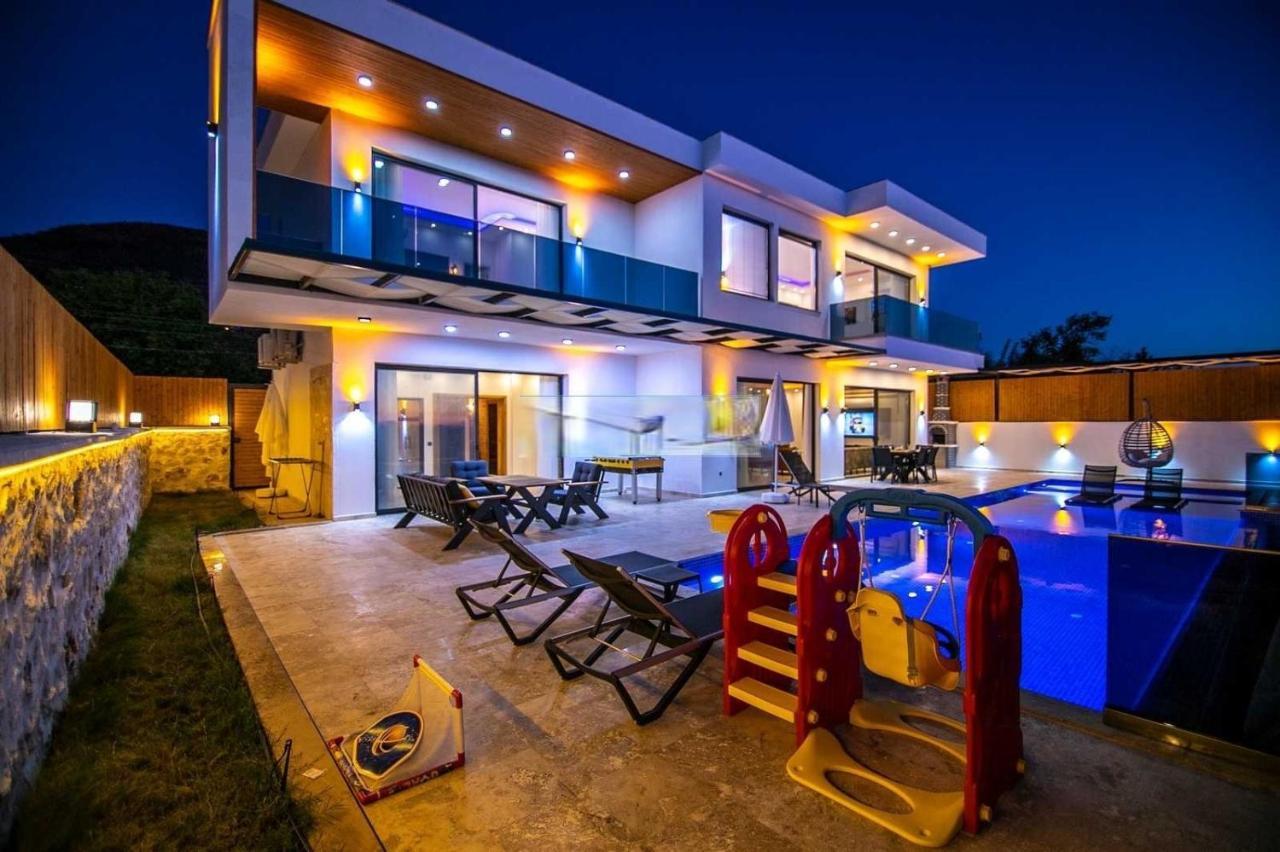 Villa Lycian-Kalkan 3 Bedroom-2 Jakuzzies-Sauna-Turkish Hamam-Huge Private Pool And Lovely Garden Kaş Exterior photo